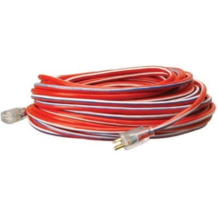 SOUTHWIRE Coleman Cable 172-02548USA1 12- 3 50 ft. Sjtw Red- White& Blue Made In Usa Cord 172-02548USA1